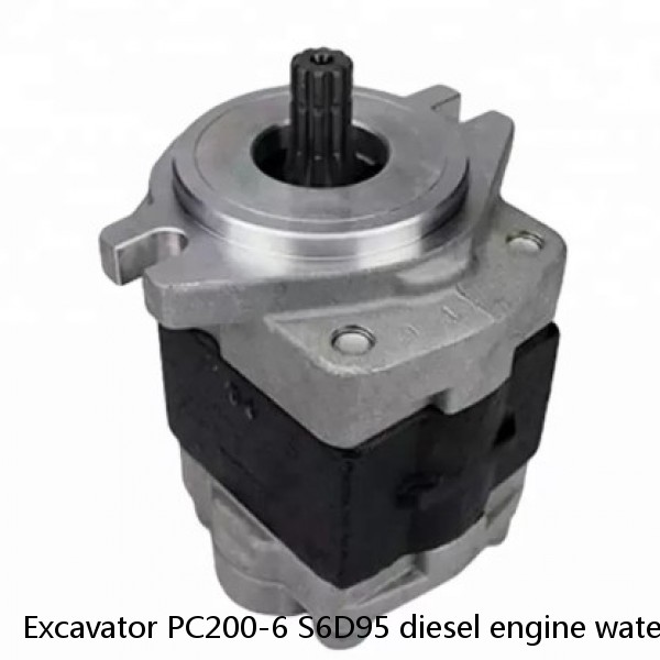 Excavator PC200-6 S6D95 diesel engine water pump for 6209-61-1100